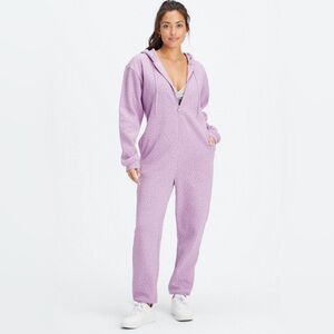 Fabletics Lavender Animal Print Jumpsuit